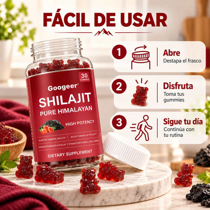 Rowley Shilajit Gummies | +POTENCIA en solo semanas
