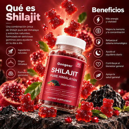 Rowley Shilajit Gummies | +POTENCIA en solo semanas